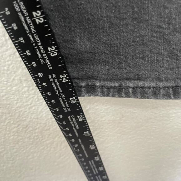 Madewell Womens Jeans Size 28 The Perfect Vintage Crop Jean Faded Black Denim - Picture 7 of 13